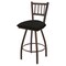 Holland Bar Stool Co 36" Swivel Bar Stool, Bronze Finish, Canter Espresso Seat 81036BZ003 - alternate 1